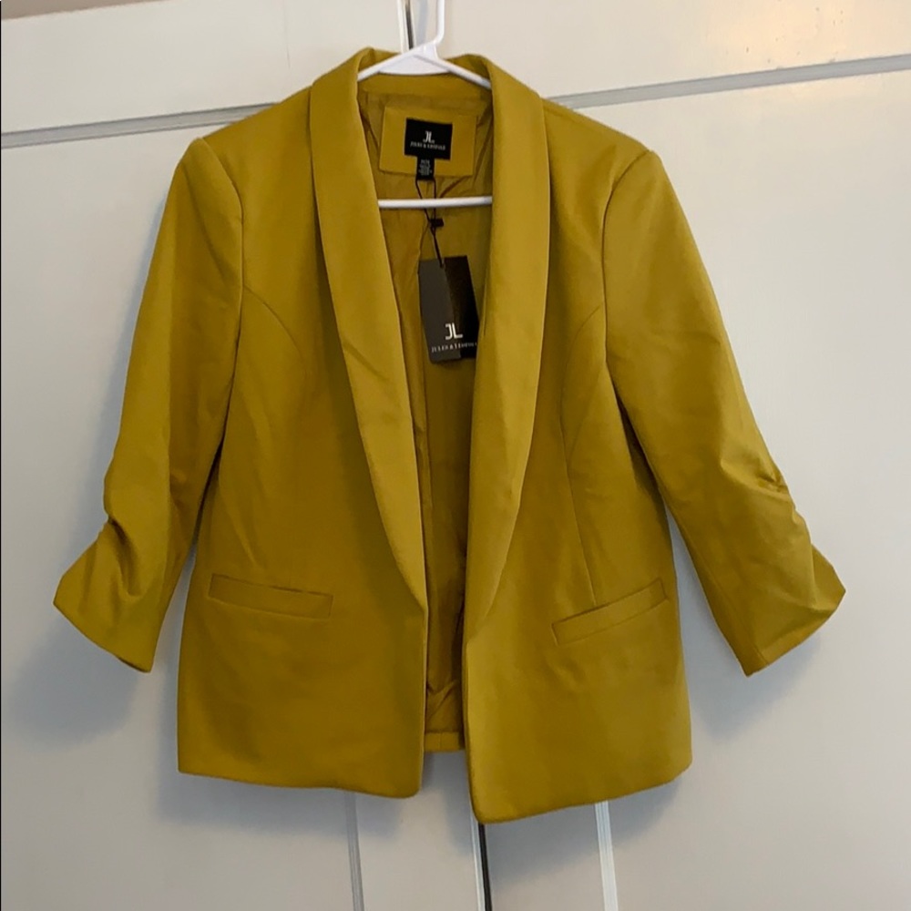 Mustard colored blazer